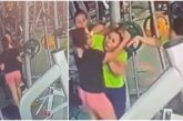 ¡Se arma campal en gimnasio! Mujeres pelean por aparato de ejercicio