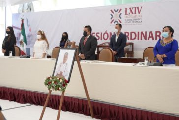Diputados de Oaxaca rinden homenaje a Othón Cuevas Córdova