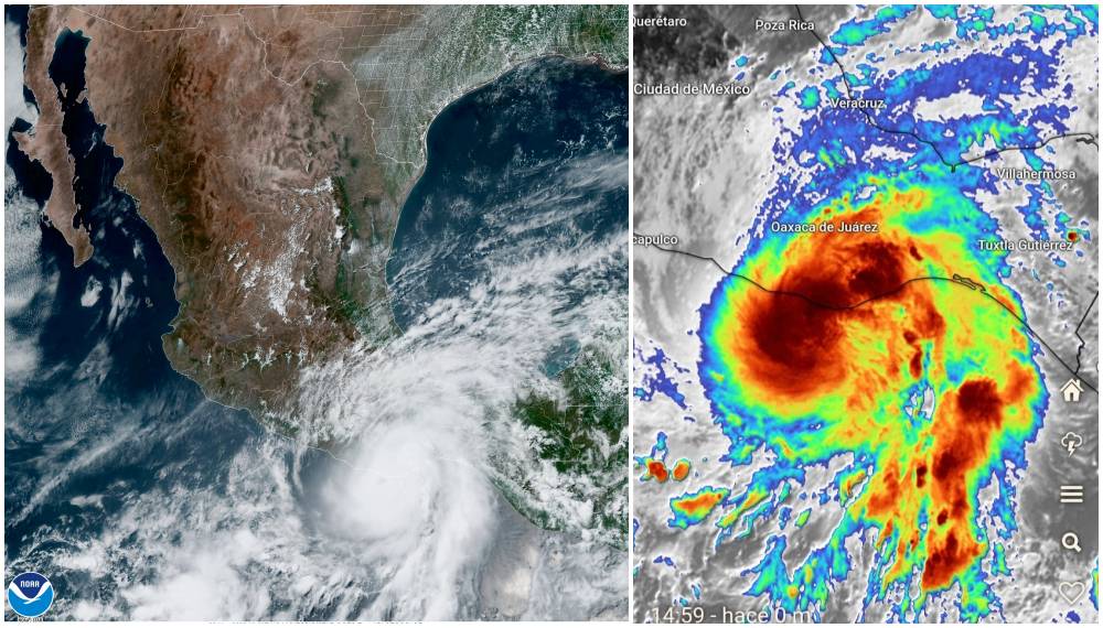 Alerta CEPCO por proximidad del huracán “Agatha” en las costas de Oaxaca