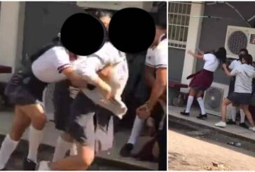 Le dieron patadas y rodillazos a Danna: difunden video de pelea entre estudiantes de Veracruz