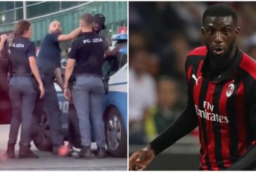 Video: Policía italiana detiene por error a un futbolista del Milan a punta de pistola