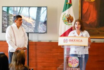Atiende Coesfo 10 incendios activos en Oaxaca